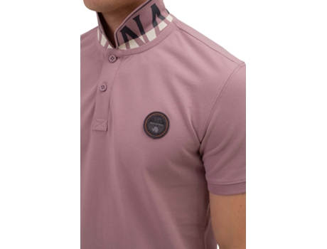 Polo de Hombre NAPAPIJRI Algodón Morado (2XL)