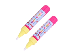Juego De 2 Bolígrafos Mágicos De Agua Para Tapete De Dibujo De Bebé, Regalo Para Niños, Color Rosa.