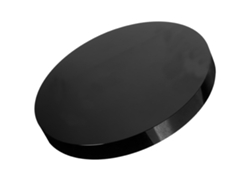 Espejo De Obsidiana Parvística, Espejo Redondo, Espejo De Adivinación Para Meditación Y Lectura De La Fortuna, Sin Soporte.