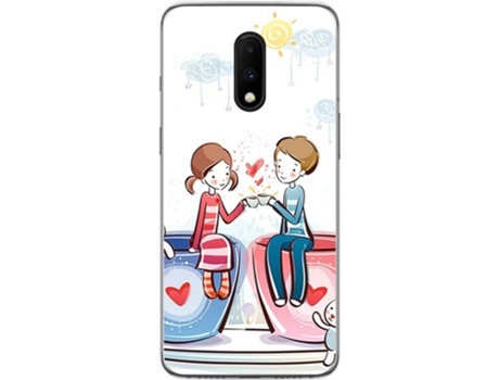 Carcasa OnePlus 7 TUMUNDOSMARTPHONE Café Multicolor