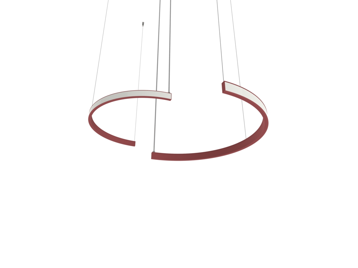 LUMICOM | Half Lampara De Techo Lineal X2 Monocolor Mate