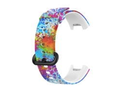 Cinto De Substituição Em Silicone Com Estampa Compatível Com Xiaomi Mi Watch Lite E Redmi Watch Lite