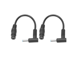 2 Cables Adaptadores De Corriente Para Portátiles Hp, De 5,5 X 2,1 Mm Hembra A 4,5 X 3,0 Mm Macho.