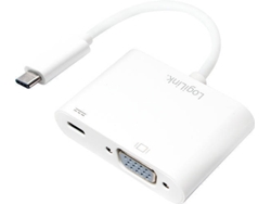 Cable de Vídeo LOGILINK (VGA - 14 cm - Blanco)