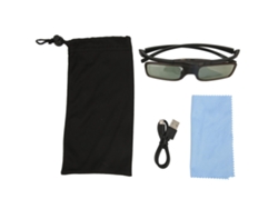 Lentes 3d Obturador Ativo Recarregável Dlp Link 96-144hz Alta Transmissão De Luz Para Projetores 3d Wx60