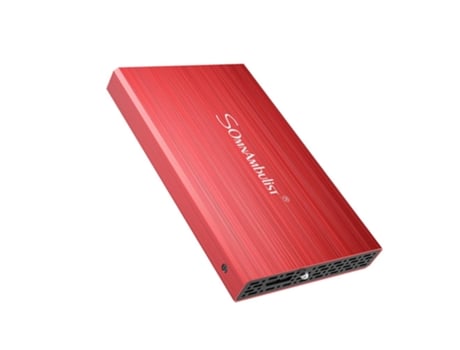Disco Externo HDD SLOWMOOSE Portátil para Computador Laptop Rojo (1 TB]