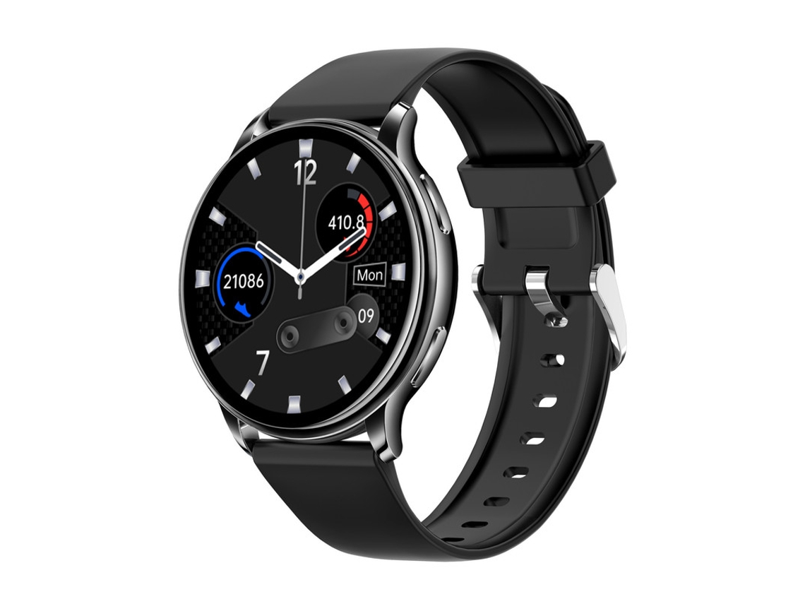Smart Watch Mide Temperatura Corporal, Frequência Cardíaca y Oxigênio no Sangue Negro GODTVAGT