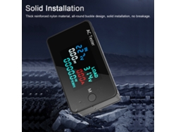 Probador De Voltaje Ca Dual 0-500v Voltímetro 0-100a Amperímetro Monitor De Consumo De Energía