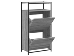 Maison Exclusive - Zapatero De Madera De Ingeniería Gris Sonoma 60x34x112 Cm
