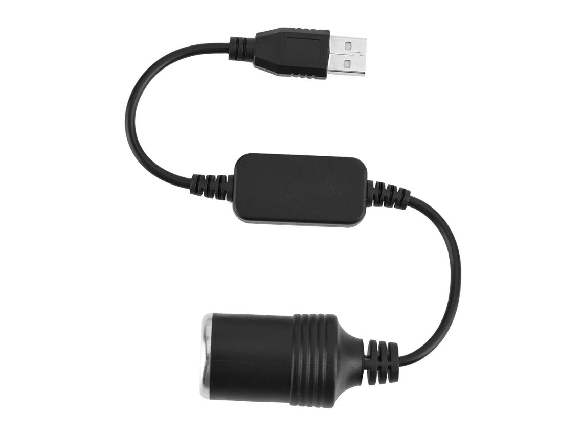 Adaptador Portátil De 12 V Con Convertidor De Usb A Toma De Mechero De Coche