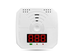 Detector De Monóxido De Carbono Con Sensor Electroquímico, Pantalla Digital, Alarma Sonora Y Visual, Funciona Con Pilas Aaa.