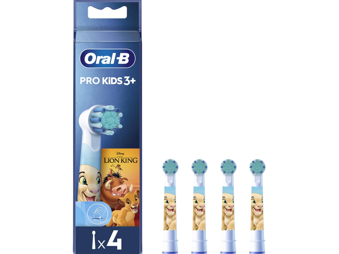 Recambios Cepillo de Dientes ORAL-B Pro Kids 3+ Rey León (4 unidades)