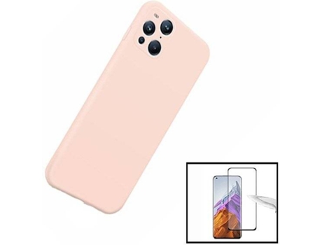 Carcasa y Protector Oppo Find X3 PRO PHONECARE SlimShield Rosa