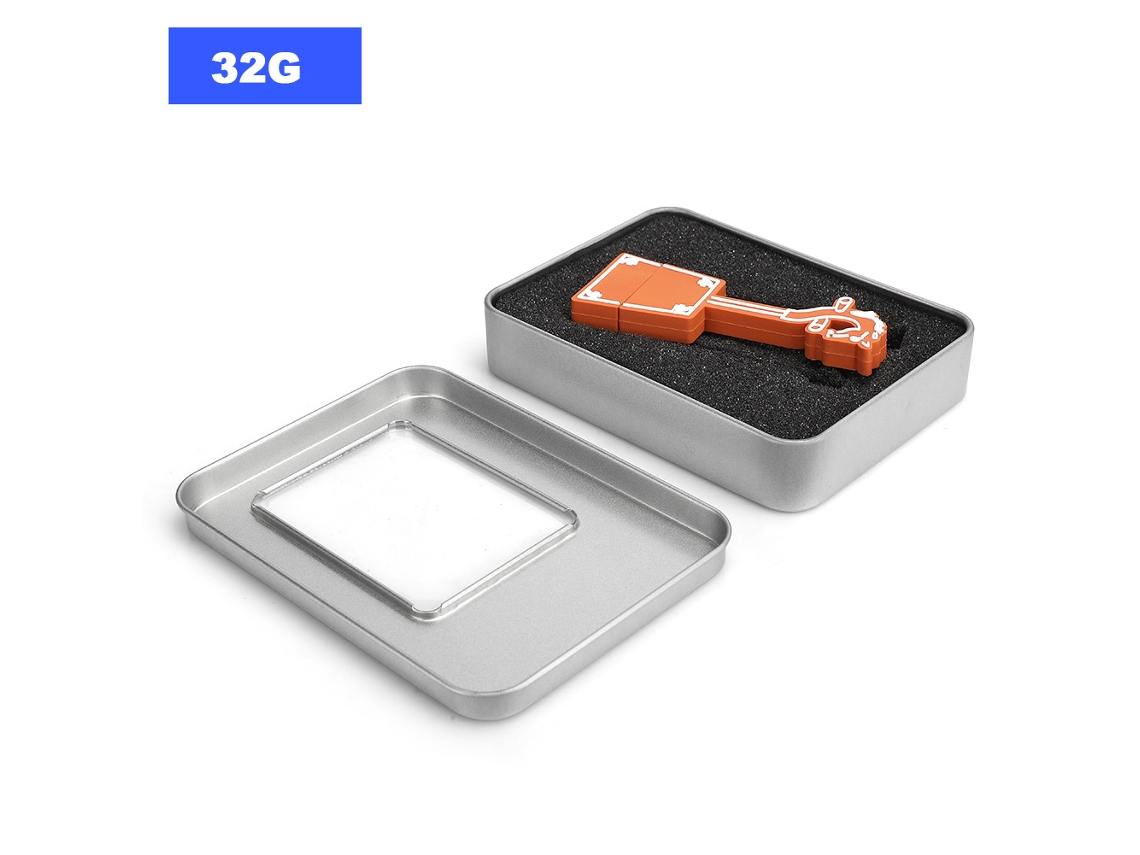 Unidad Flash Usb En Forma De Guitarra De Pvc De 32g Para Windows Os X Linux
