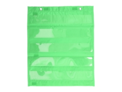 2026-tablero Magnético Con Bolsillos Para Estudiantes 5 Filas Bolsillos Transparentes Para Horarios Actividades Escuela Hogar Verde