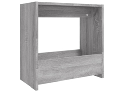Maison Exclusive - Mesa Auxiliar Madera Contrachapada Gris Sonoma 50x26x50 Cm