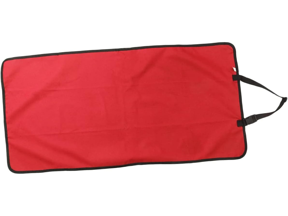 Alfombrilla Práctica Para Perros Para Coche, De Tela Roja, Resistente Al Desgaste, Fácil De Guardar Y Transportar.