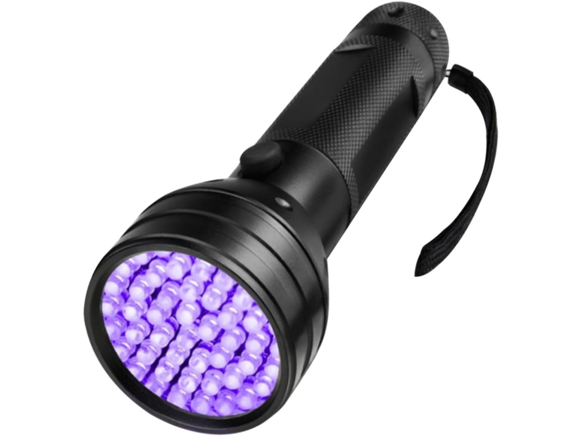 Linterna Uv Con 51 Led, Luz Negra, Resistente Al Agua, Portátil Y Ligera Para Inspección Y Caza.