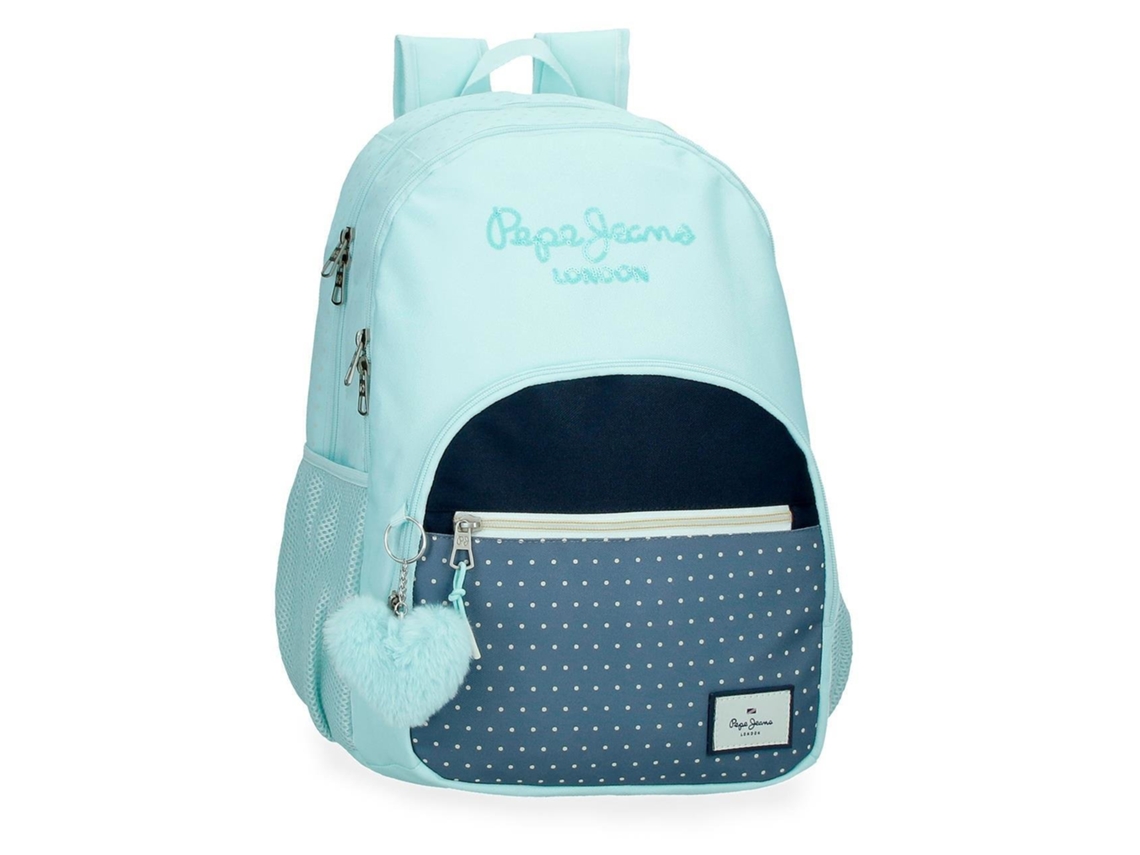 Mochila Escolar Poliéster Dalma Azul PEPE JEANS