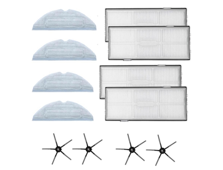 Reemplazos de cepillo lateral de filtro Hepa, paños de fregona para Xiaomi Roborock T7S T7Plus T7Splus S7, accesorios, piezas de paño de fregado