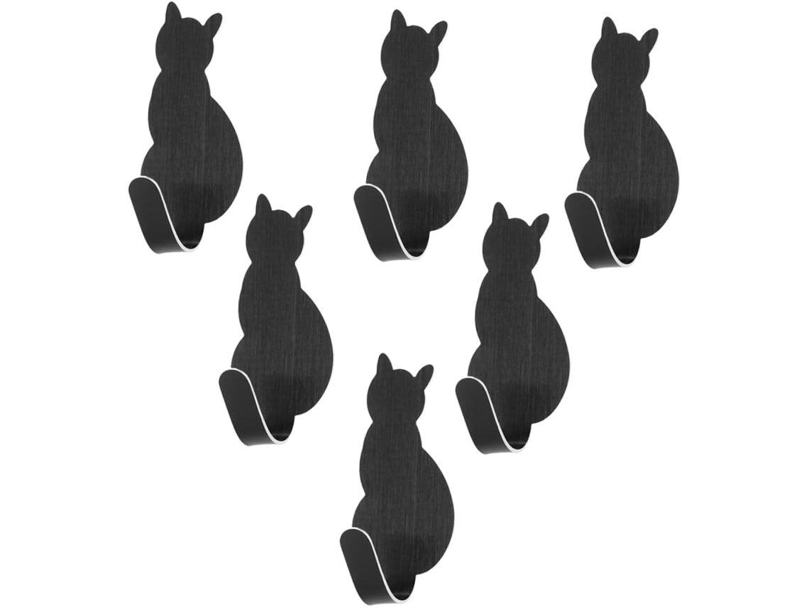 Juego de 6 ganchos decorativos autoadhesivos CHABERLU