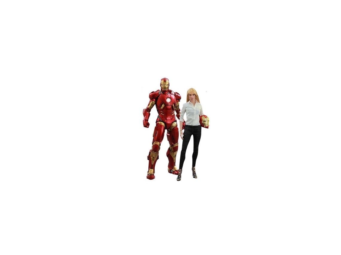Figura Hot Toys MMS311 - Marvel Comics - Iron Man 3 - Pepper Potts Iron Man Mark 9 Deluxe Version