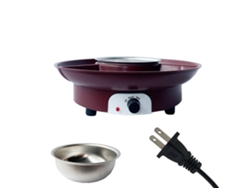Máquina Eléctrica Para Fondue Aoresac Con 2 Tenedores, Bandeja Extraíble Y Modos De Calentamiento Y Fusión Para Chocolate, Queso Y Salsa.