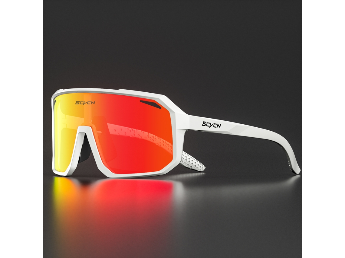 Gafas de ciclismo unisex MDUG UV400 con lentes TR 90 de poliacrilato negro