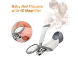 Tijeras De Uñas Para Bebés Con Lupa 4x, Seguras Para Recién Nacidos Y Niños.