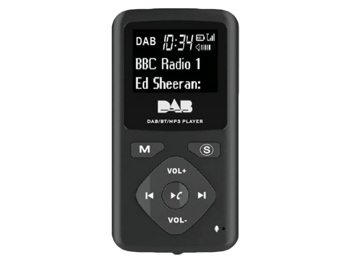 Radio digital DAB/DAB Bluetooth 4.0, radio FM de bolsillo, miniradio portátil MP3 USB, conector para auriculares para el hogar | Gusshious