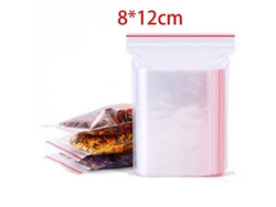 2026da-bolsas Resellables De Plástico Con Cremallera Transparentes Para Almacenamiento De Alimentos 100/300/500pcs 300 Piezas 8x12cm