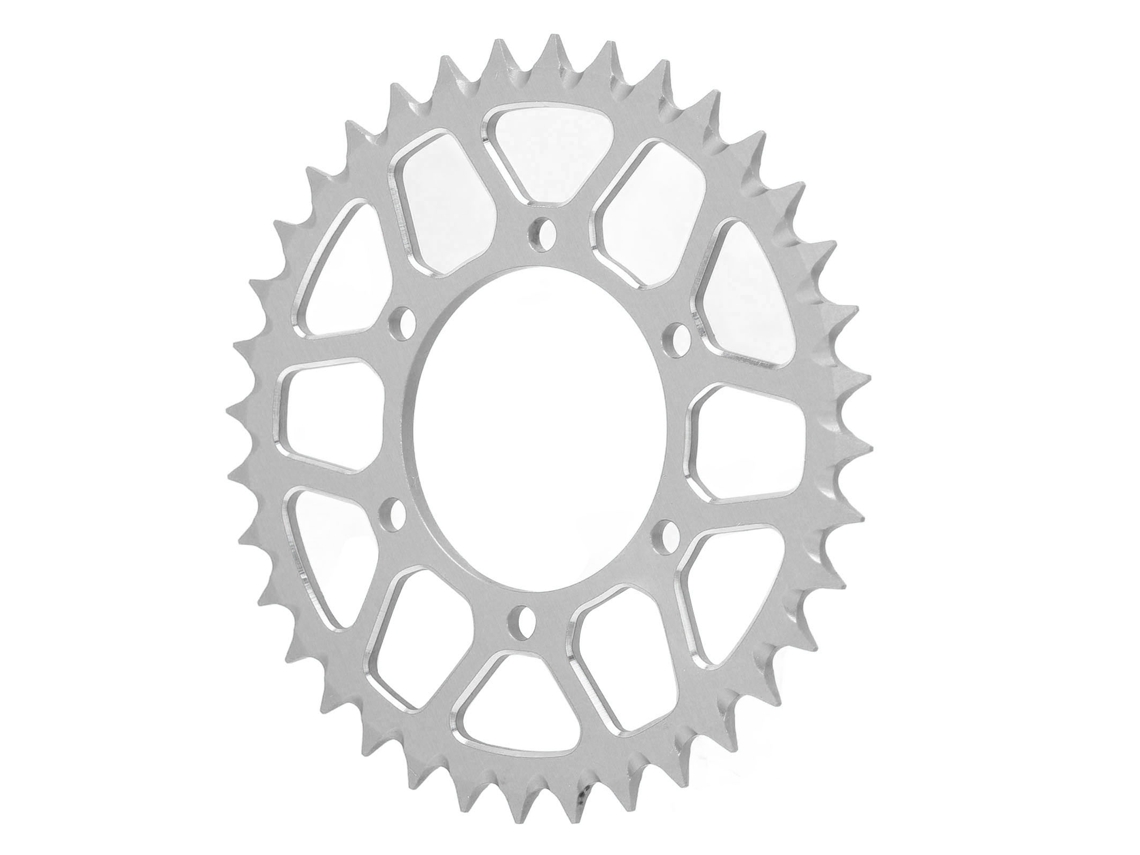 Ymsl Piñón Trasero Rc 36t De Aleación De Aluminio Para Moto Eléctrica Losi 1/4 Promoto Mx Plata Hxl