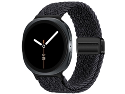 Correa clásica de nailon trenzado para Samsung Galaxy Watch 8/8 con hebilla magnética clásica CSYY