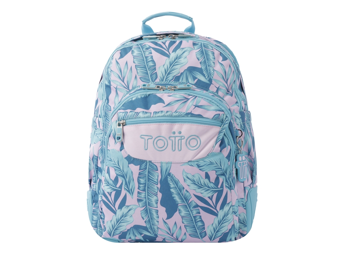 Mochila Escolar Plantas Tropicales Crayoles TOTTO