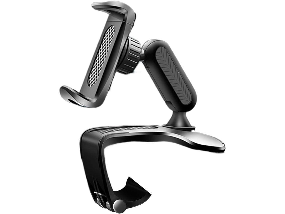 Soporte para teléfono para salpicadero | Soporte para teléfono de coche | Accesorio giratorio de 360° compatible con la mayoría de los teléfonos Jortmrd