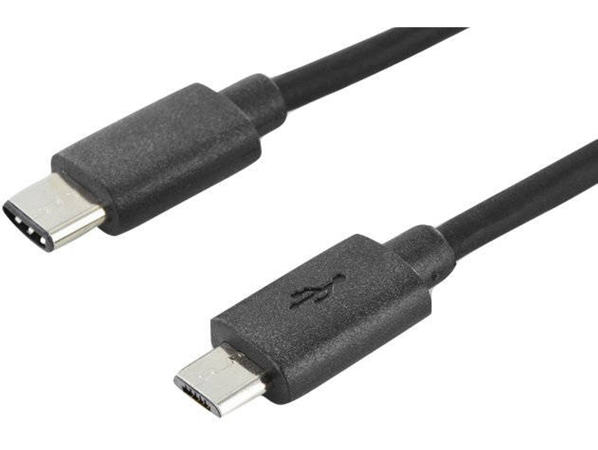 Cable USB DIGITUS USB C/Micro-USB B 1.8 m Macho/Macho Negro