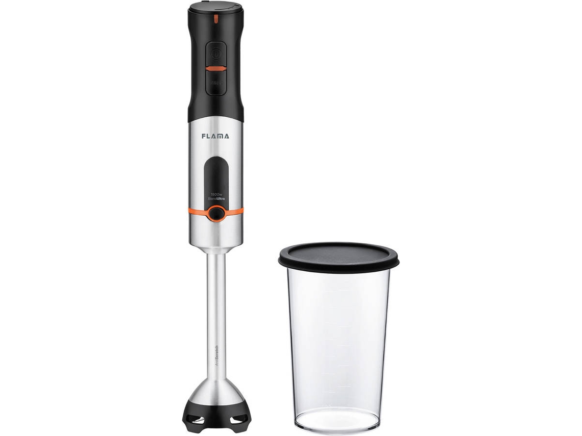 Batidora de Mano FLAMA Blend Ultra Anti-Scratch 2062Fl (1500W - Inox y Negro)
