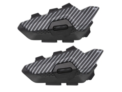 Intercomunicador para casco de motocicleta Hysnox H9 con alcance de 1000 m, Bluetooth 5.1, manos libres para 2 personas, llamadas telefónicas full dúplex, escuchar música y radio.