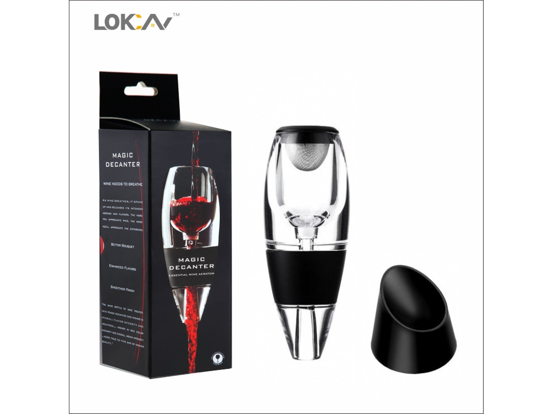 Decantador de vino para bares y uso doméstico.