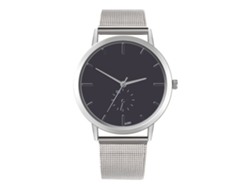 Reloj De Pulsera Analógico De Cuarzo Zhoulianfa De Estilo Casual Y Moderno Con Correa De Malla (plateado)