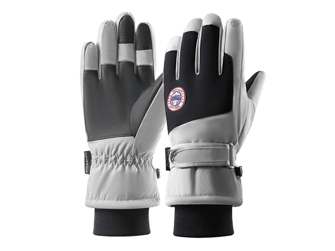 Guantes de esquí de invierno para hombre y mujer, impermeables, resistentes al viento, cálidos y gruesos. Talla única. 2310. Chennnls.