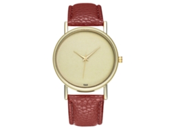 Elegante Reloj De Pulsera Unisex De Cuarzo, Regalo De Alta Calidad (marrón)