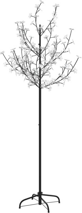 Árbol de Navidad VIDAXL 120 luces LED flores de cerezo (Multicolor - 35x150cm)