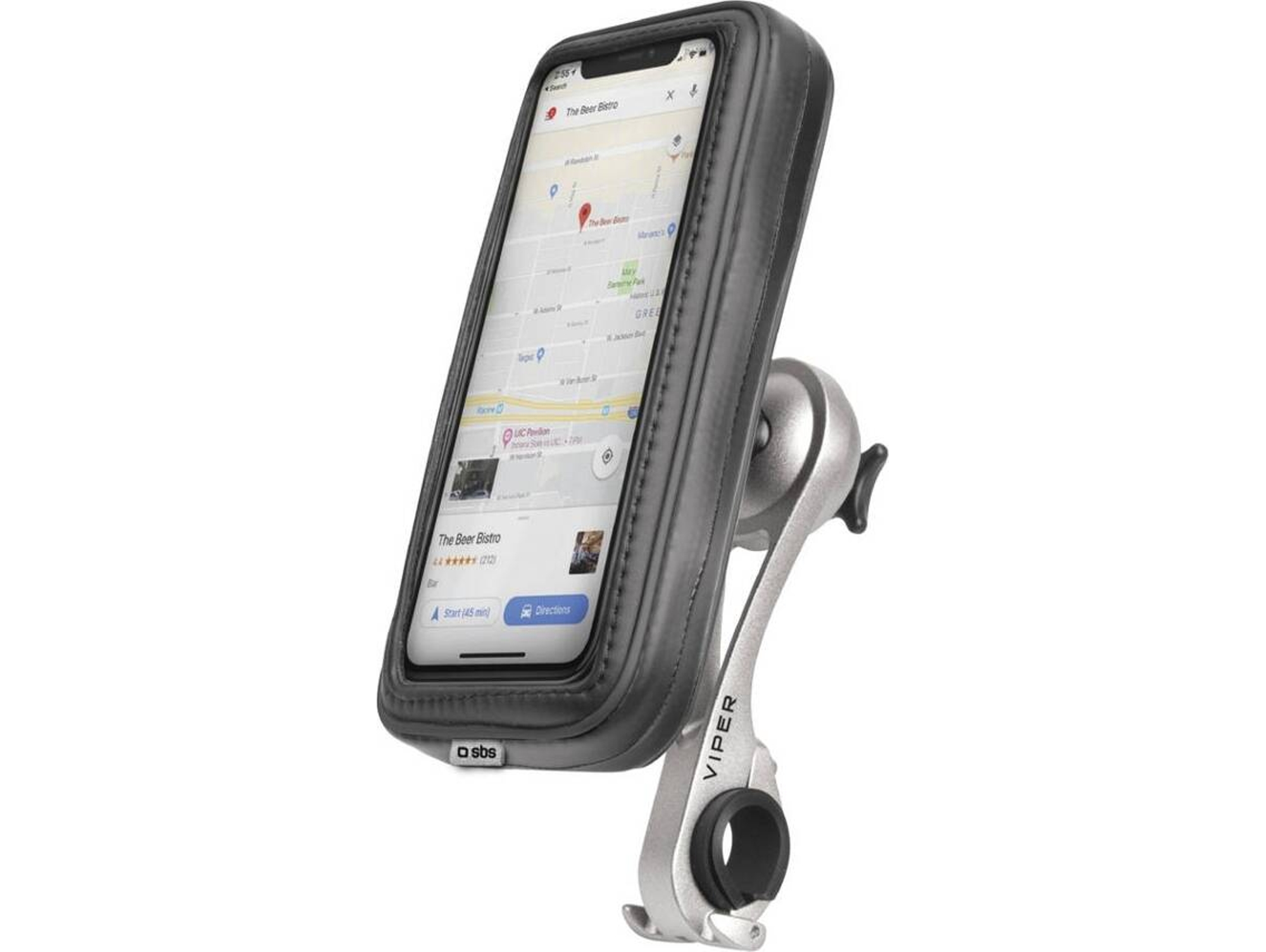 Soporte Bicicleta SBS Manilla Universal até 6'' Negro
