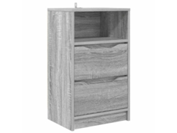 Maison Exclusive - Mesa De Noche Gris Sonoma 40 X 30 X 467 Cm Madera Contrachapada