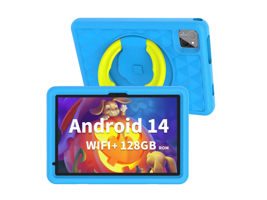 Tableta Vasoun P30h Wifi Para Niños Allwinner A523 Octa Core 4 Gb + 4 Gb De Ram Virtual 128 Gb De Rom 10,1 Pulgadas Android 14