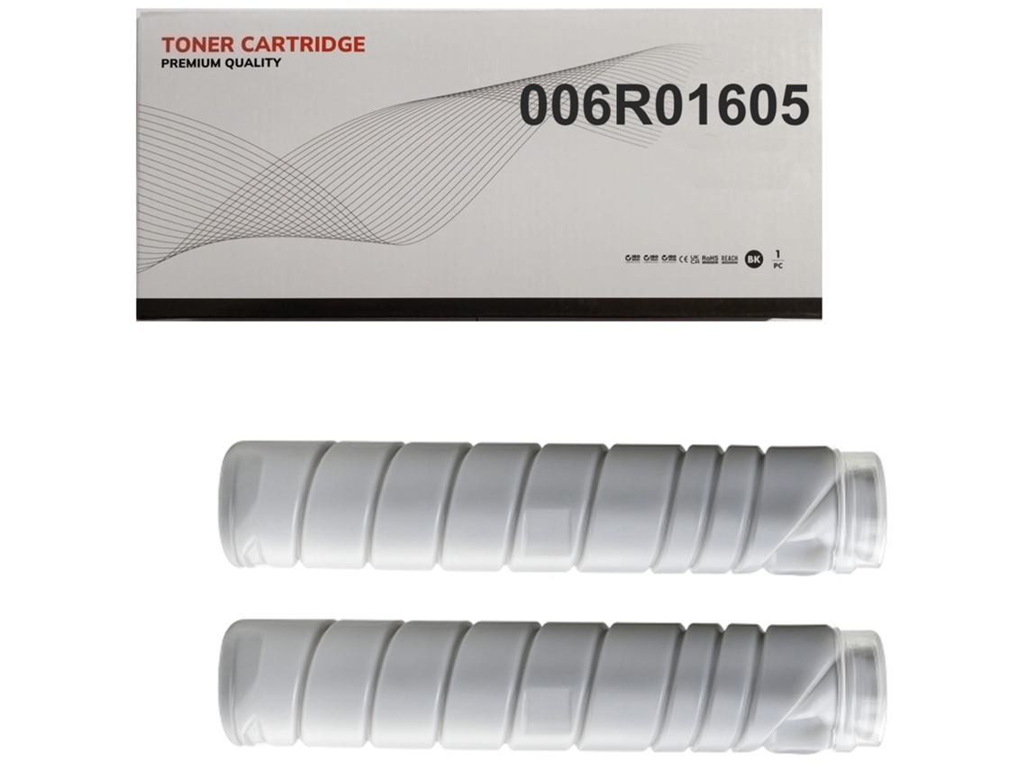 006r01605 Pack 2 Cartuchos De Toner Negro Compatible Con Xerox Altalink B8045 B8055 B8065 B8075 B8090, Workcentre 5945 5955