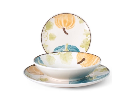 Vajilla 18 Piezas Stoneware Decorada VDC