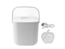 Mini Lavavajillas Portátil Para Sobremesa, 18 W, 8,5 V, 2 A, 2000 Mah, Para Platos, Frutas Y Verduras, Color Blanco.