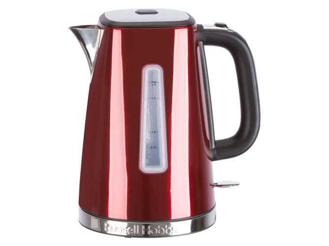 Hervidor Eléctrico RUSSELL HOBBS Luna 23210-70 Rojo (2400 W - 1.7 L)